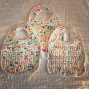 Aden + Anais Bibs (3)-Bright Print-Snap Closure